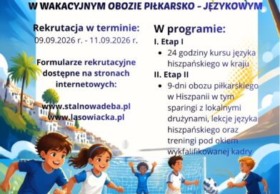 Informacja o rozpoczęciu rekrutacji na wakacyjny obóz piłkarsko-językowy