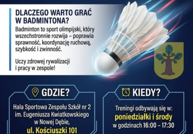 NABÓR DO SEKCJI BADMINTONA
