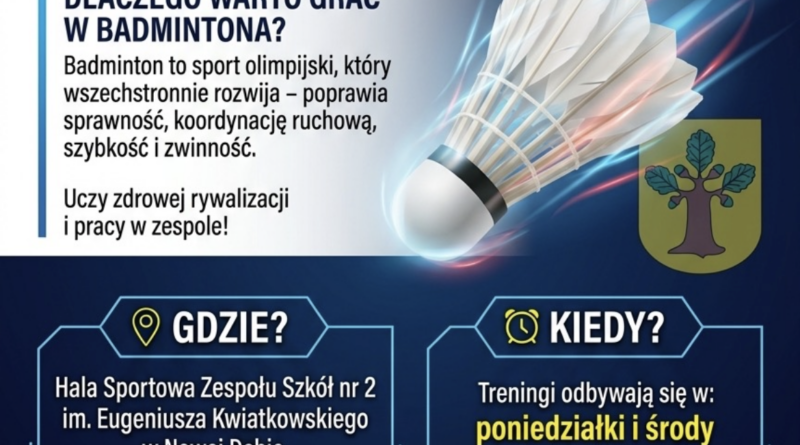 NABÓR DO SEKCJI BADMINTONA